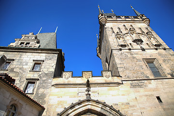 Image showing View of the Lesser Bridge Tower from the Charles Bridge (Karluv 