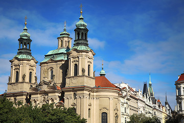 Image showing View of Cathedral of Saint Nicolas at the Old Town Square in Pra