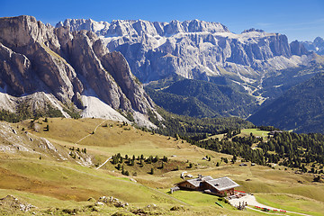 Image showing Dolomite Alps, landscape