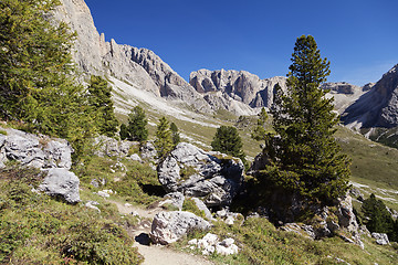 Image showing Dolomite Alps, landscape