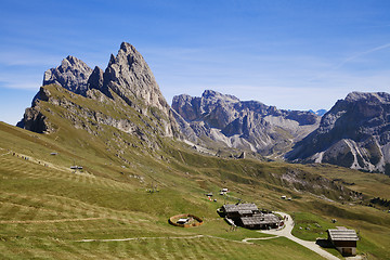 Image showing Seceda mountain in the Dolomites