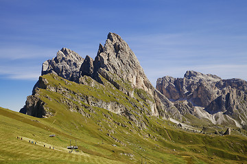 Image showing Seceda mountain in the Dolomites