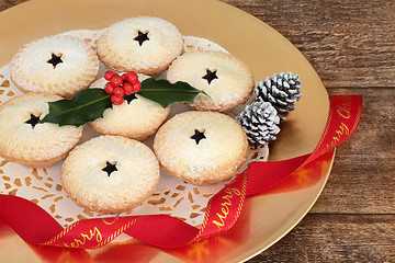 Image showing Delicious Christmas Mince Pies 