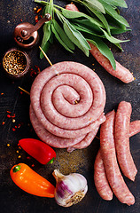 Image showing sausages