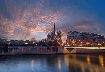 Image showing Paris notre Dame