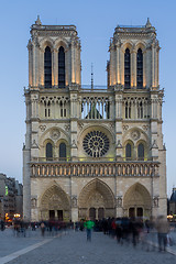 Image showing Paris notre Dame