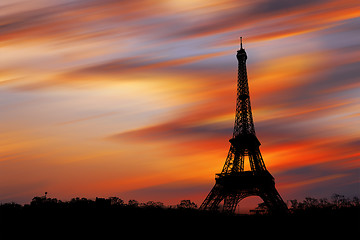 Image showing Paris, with the Eiffel Tower