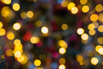 Image showing blurred christmas lights background