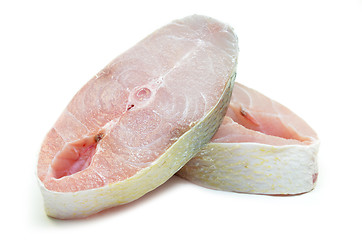 Image showing Threadfin fish fillet isolated