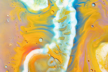 Image showing Colors created by oil and paint