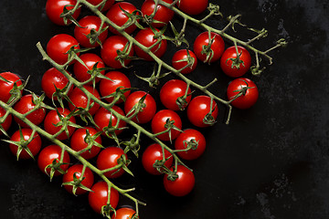 Image showing Small red tomatoes