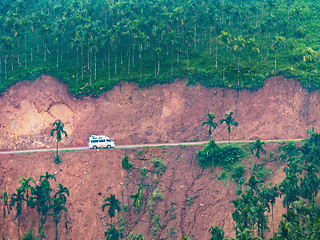 Image showing Mountain road in Myanmar