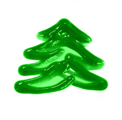 Image showing green sauce looks like fir-tree