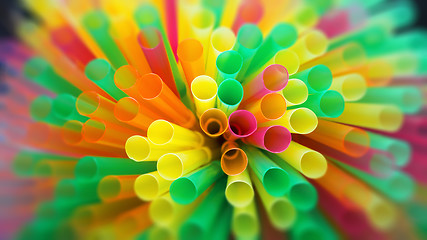 Image showing drinking straw background