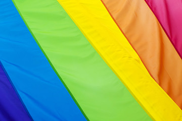 Image showing the colors of a rainbow flag