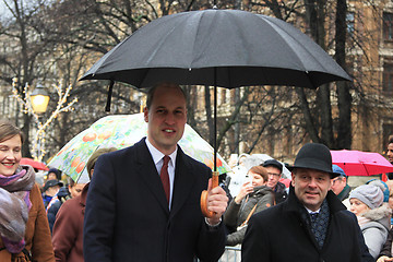 Image showing Prince William and Mayor of Helsinki