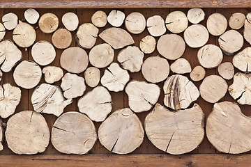Image showing stylish wooden background