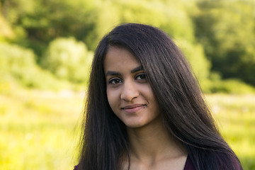 Image showing Beautiful laughing young woman