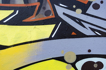 Image showing Detail from a modern Graffiti 