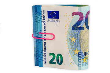 Image showing Twenty Euro Banknotes