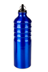 Image showing Aluminum beverage bottle