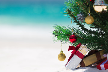 Image showing Australian Beach Christmas