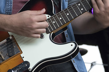 Image showing Guitar Player