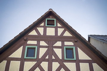 Image showing Historical half timbered house 