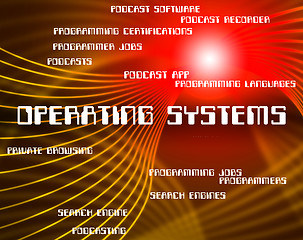 Image showing Operating Systems Shows Pc Technology And Text