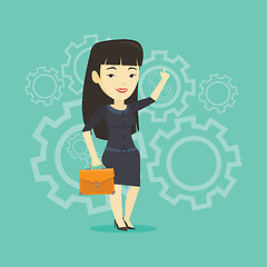 Image showing Successful business idea vector illustration.