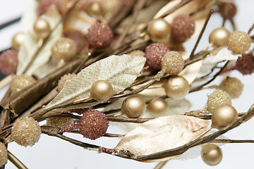 Image showing Golden Christmas Decoration