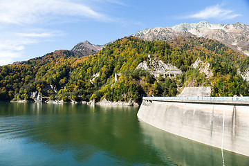 Image showing Japan Kurobe Dam 