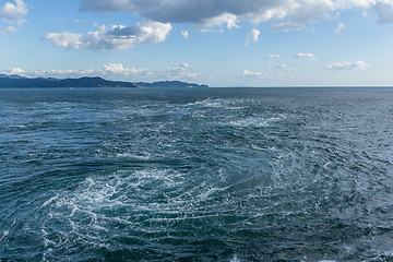 Image showing Naruto whirlpools in Tokushima of Japan