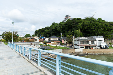 Image showing Traditional Japanese Castle in Karatsu