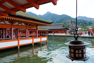 Image showing Japanese Itsukushima shrine