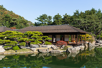 Image showing Traditional Japanese Ritsurin Garden