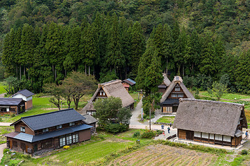 Image showing Japanese Old house in Shirakawago