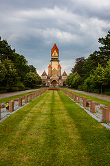 Image showing Sudfriedhof, the biggest graveyard in Leipzig, Germany