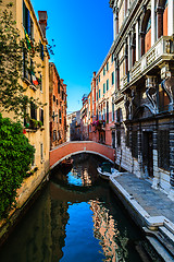 Image showing A beautiful summer day in idyllic Venice