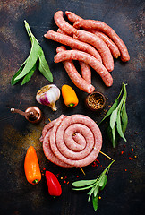 Image showing sausages