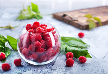 Image showing fresh raspberry