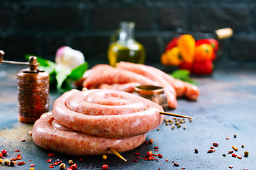 Image showing sausages