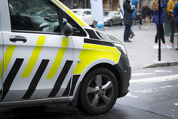 Image showing Norwegian Police Vehicle