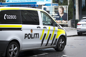 Image showing Norwegian Police Vehicle