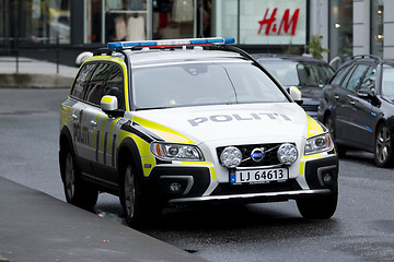 Image showing Norwegian Police Vehicle