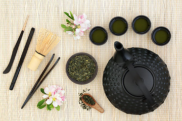 Image showing Japanese Sencha Tea Ceremony