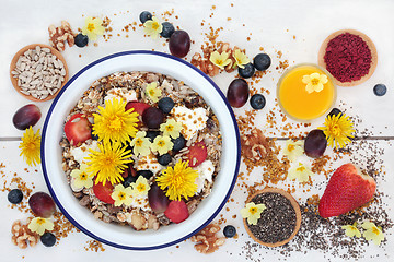 Image showing Macrobiotic Health Food for Breakfast