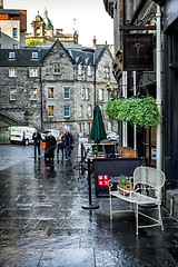Image showing A street in Old Town Edinburgh