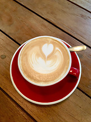Image showing Cup of cappuccino