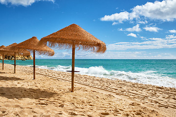 Image showing Beach of Alvor, Portugal